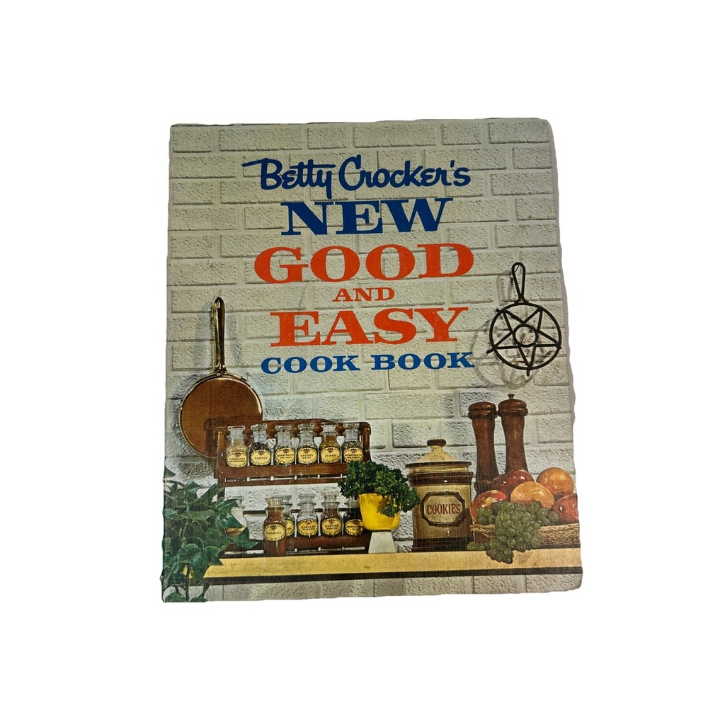 Betty Crocker's New Good And Easy Cook Book 1962 First Ed. Hardcover Read Stains